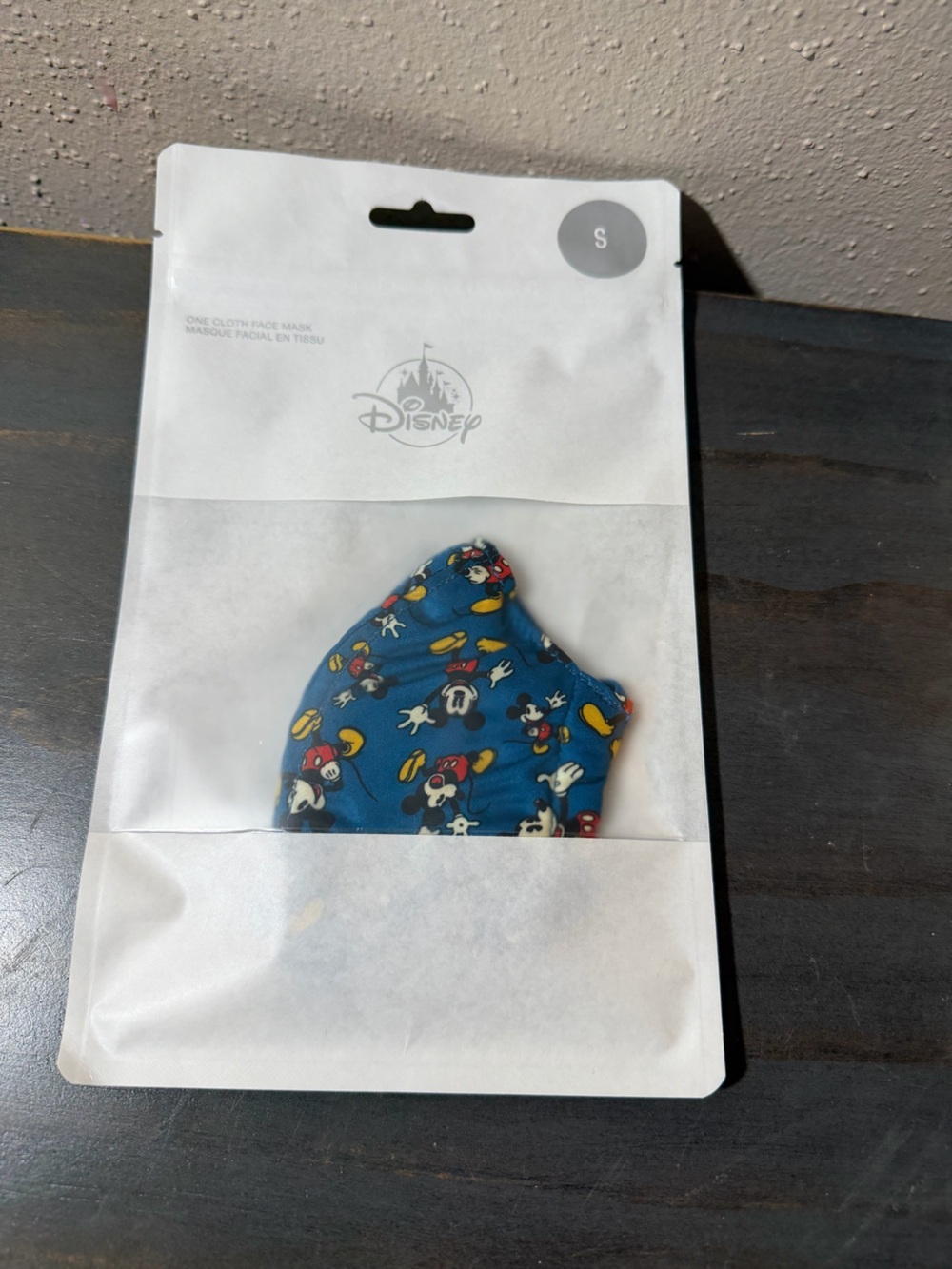 Disney Kids Mickey Mouse Multi-Color Blue Face Mask